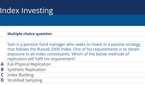 Index investing